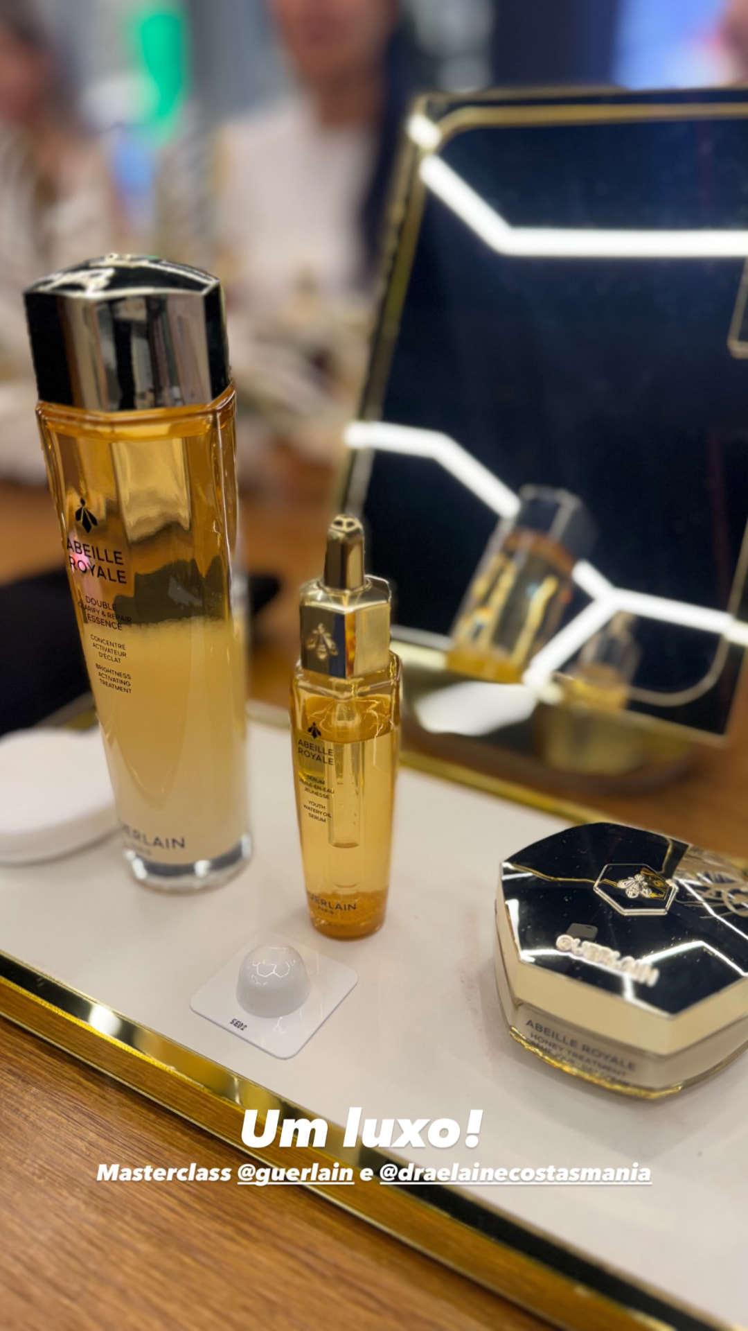 Linha Abeille Royale da Guerlain em masterclass